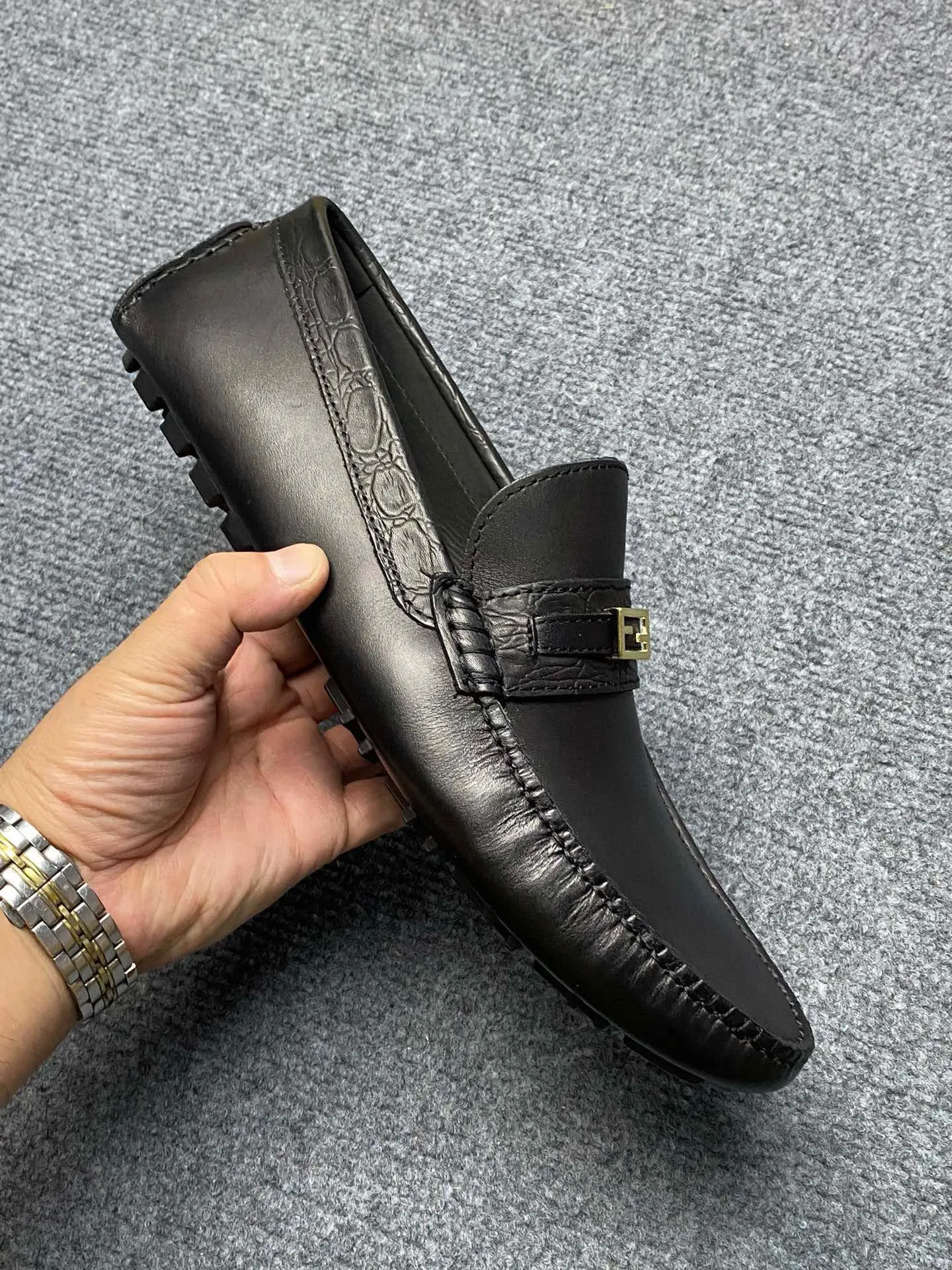 Men's Men's Shoes Men's Men's Shoes 💰700FENDI Fendi Men's Shoes are breathable and comfortable. Original development. Counters copy one to one. Imported cowhide. Niuri. 38 to 44. (can be ordered at 45.46. No returns or exchanges)